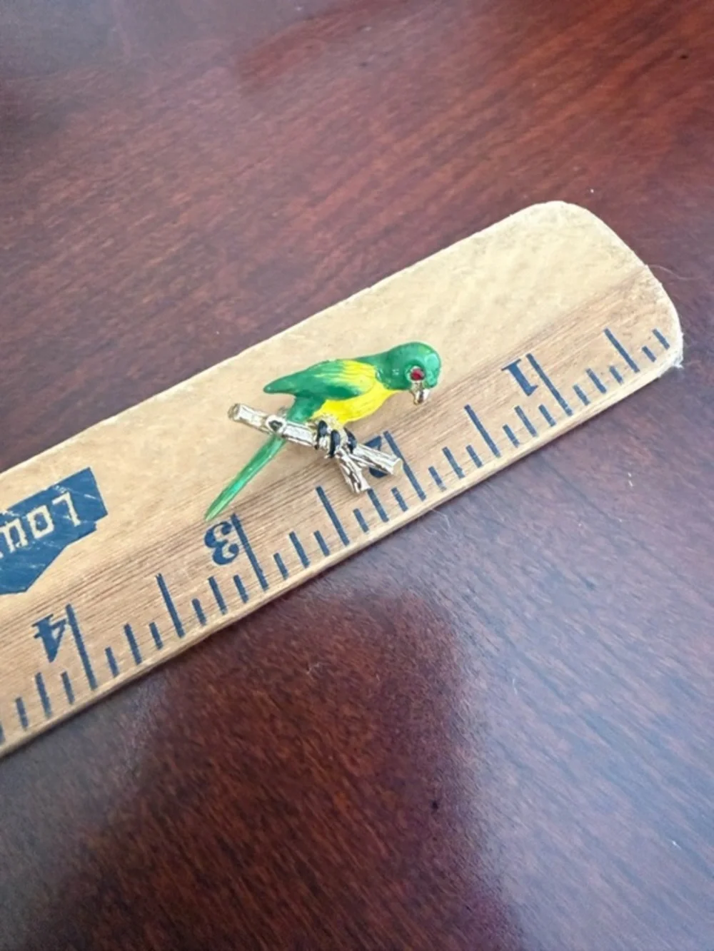 Vintage Parrot Bird Brooch